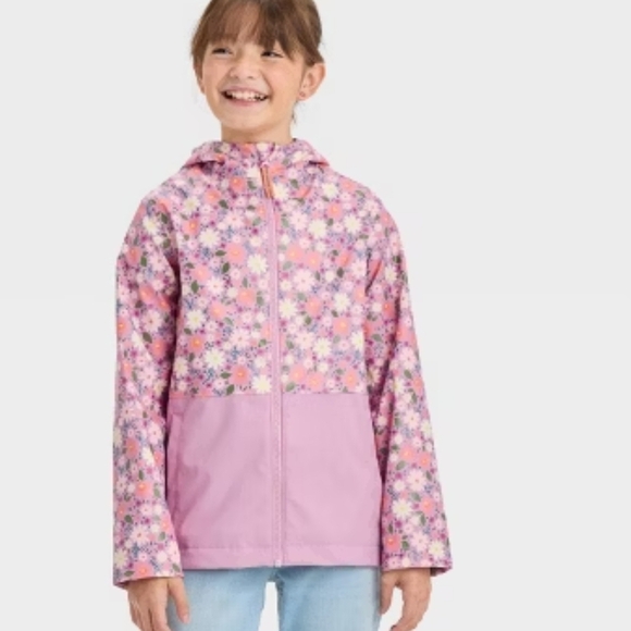 Cat & Jack Other - Floral Pink Kids Jacket